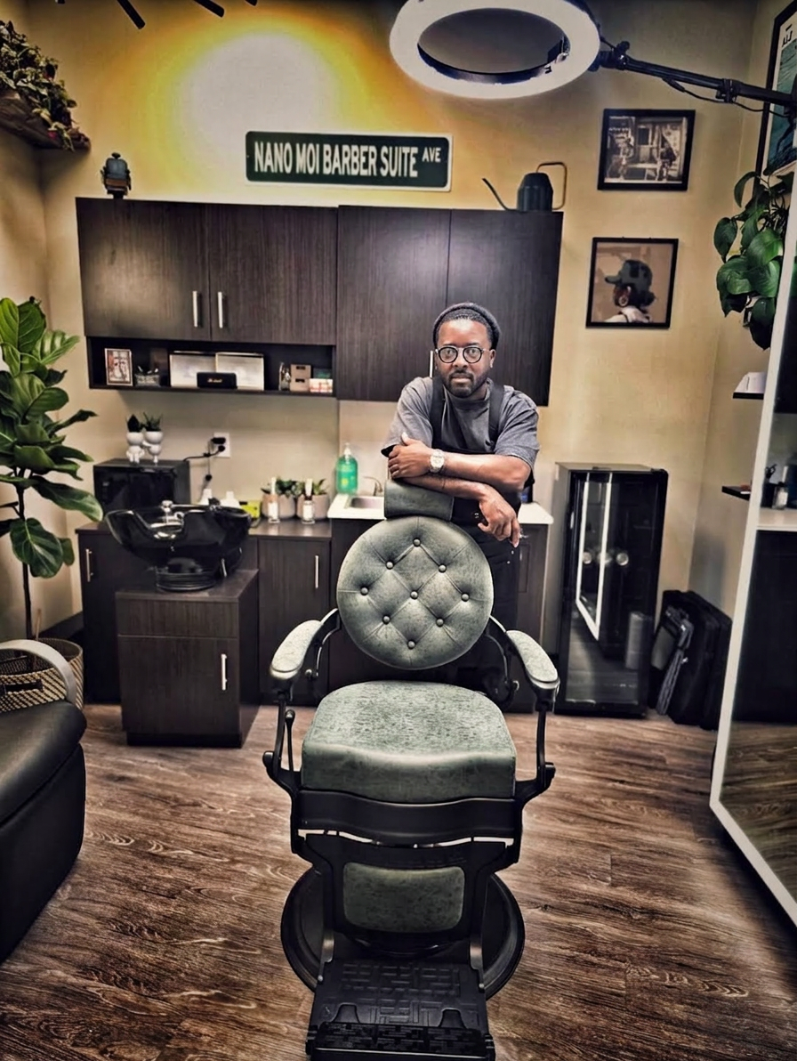 Vlad, master barber in East Meadow, NY